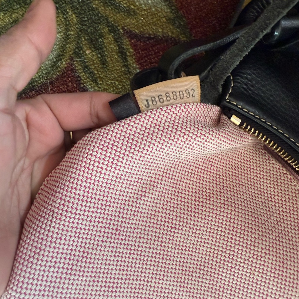 Dooney & Bourke Hobo Handbag Armbag Purse Black Pebble Leather - Picture 15 of 16